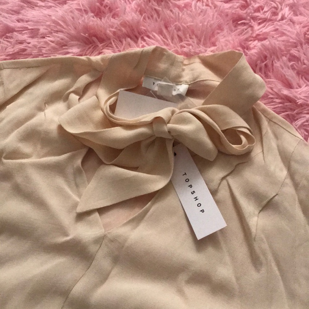 TopShop Cream Blouse